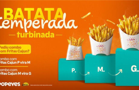 Popeyes® e McCain oferecem upgrade de Batata Cajun em ação especial nas lojas