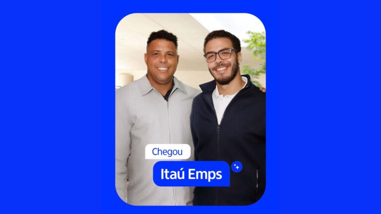 Ronaldo apresenta Itaú Emps a Ronald