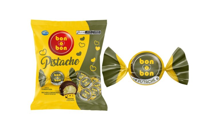 Sabor do momento pistache é a nova aposta do Bon o Bon da Arcor