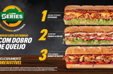 Subway Séries estreia nova temporada com três sanduíches de carne bovina como protagonistas