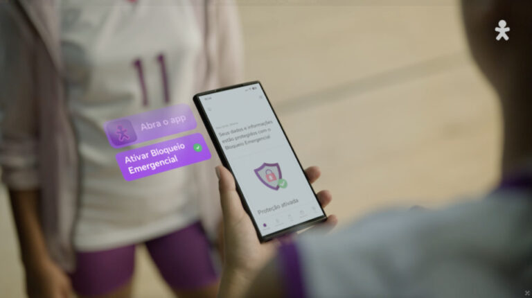Vivo usa jogada de vôlei para apresentar 'Bloqueio Emergencial', nova funcionalidade da plataforma Modo Seguro