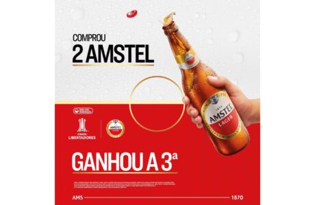 Amstel na Libertadores Promoção Terceira por Conta