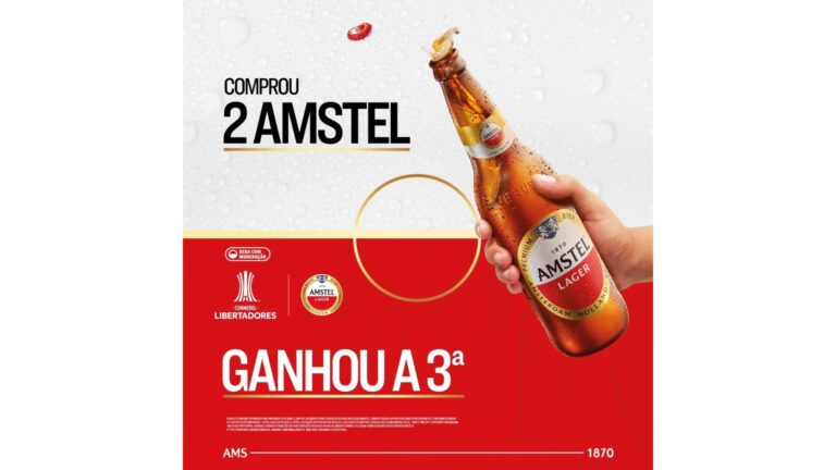 Amstel na Libertadores Promoção Terceira por Conta