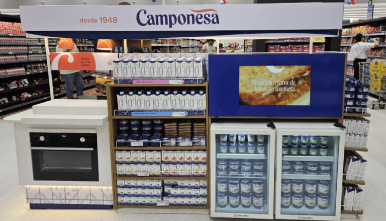 Camponesa fortalece posicionamento com experiências imersivas no ponto de venda