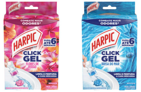 Harpic Click Gel chega ao mercado com fragrâncias sensoriais exclusivas