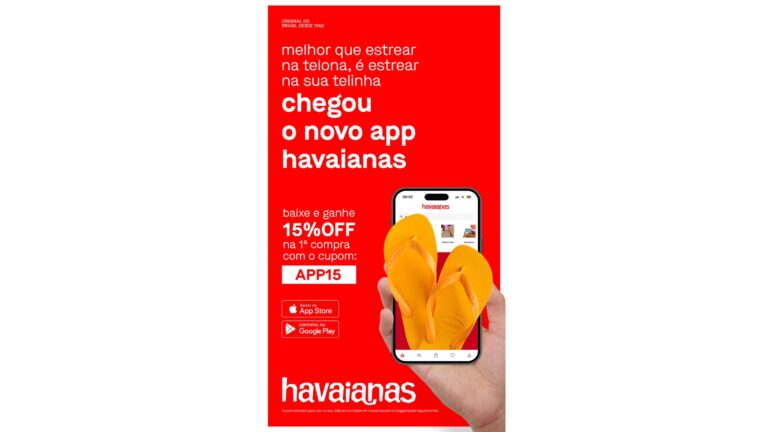 Havaianas lança seu primeiro aplicativo e mira em 100 mil downloads até fim do ano
