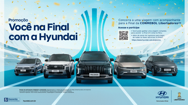 Hyundai lança promoção que levará torcedores para a conmebol
