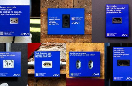 JOVI transforma tomadas em mídia para destacar durabilidade da bateria do novo smartphone Y29s 5G (1)