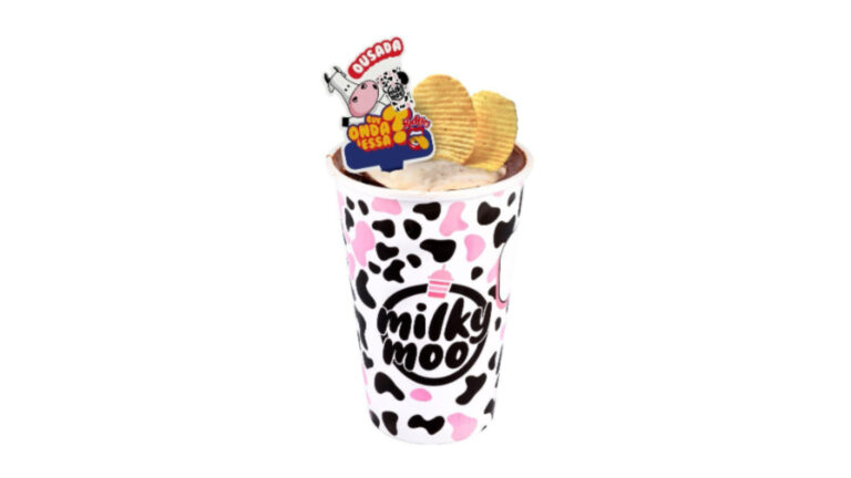 Milky Moo e RUFFLES® lançam milkshake em parceria inédita no mercado