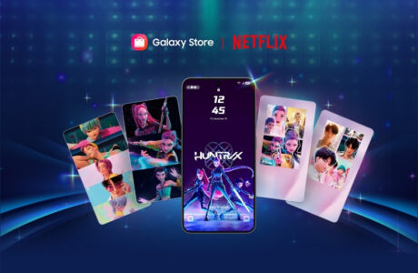 Samsung anuncia parceria com a Netflix para oferecer tema especial de KPop Demon Hunters