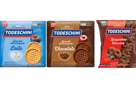 Todeschini lança três novos biscoitos e reforça presença no mercado brasileiro