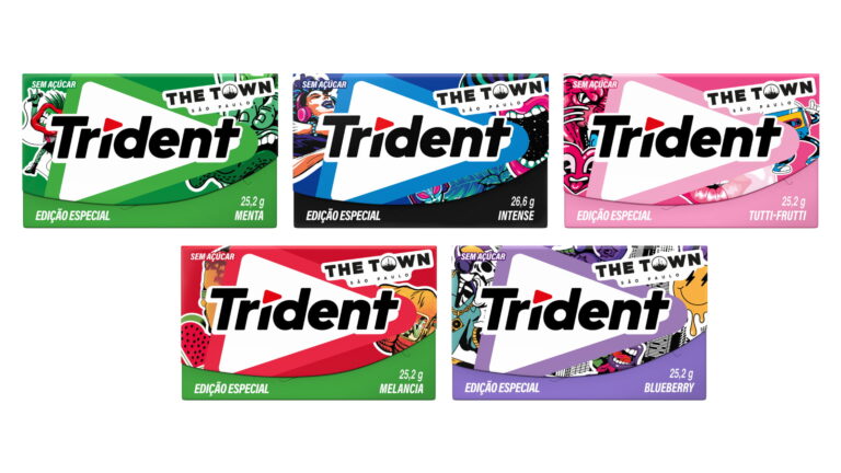 Trident apresenta embalagens temáticas em edição limitada para o The Town 2025