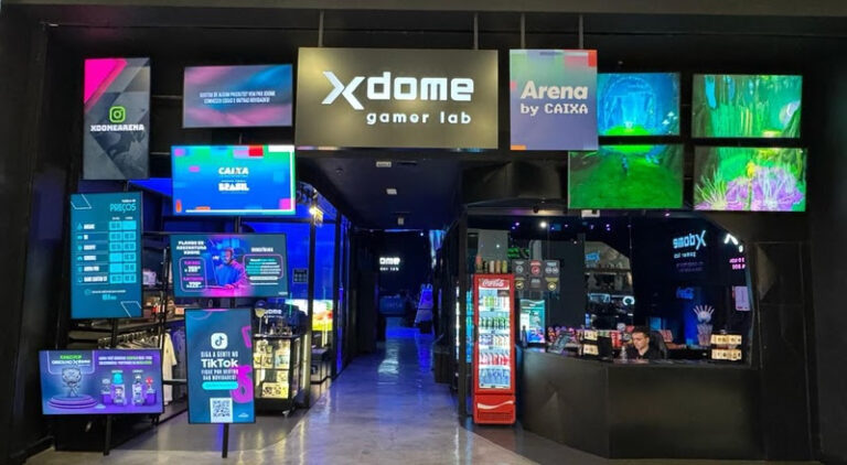 XDome e CAIXA renovam parceria na arena gamer da ALLOS