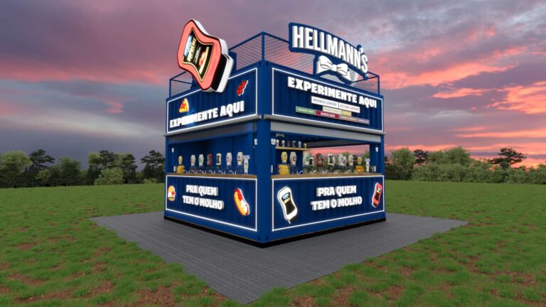 3d molheira completa estande hellmanns no the town