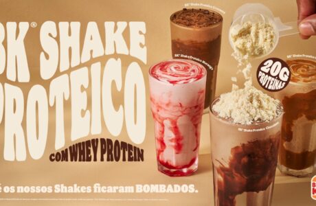 Burger King® aposta em sobremesa com proteína e apresenta o novo BK® Shake Proteico