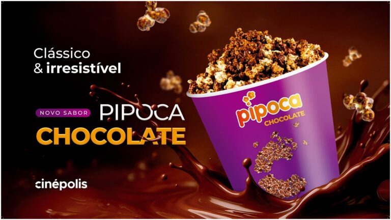 Cinépolis lança novo sabor pipoca chocolate e reforça papel estratégico das bombonieres no cinema