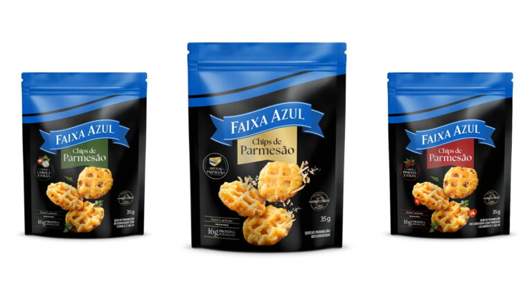 Faixa Azul aposta na conveniência com snack inédito feito de queijo parmesão premiado