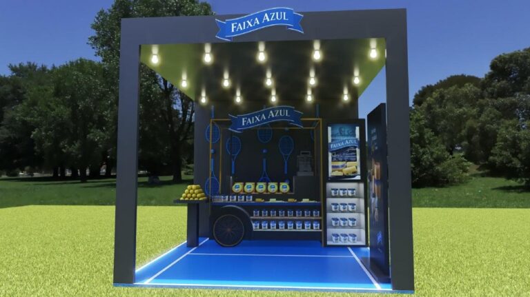 Faixa Azul chega ao SP Open com lançamento inédito e parceria com tenistas