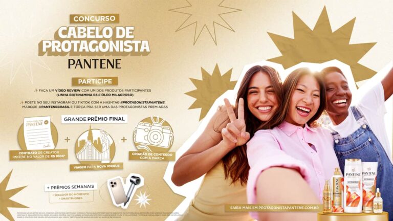 Pantene lança campanha Cabelo de Protagonista