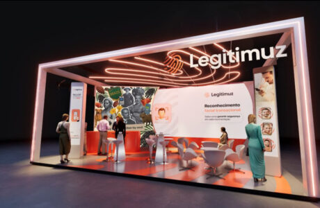 Perspectiva artística – Estande Legitimuz (SBC Summit 2025)