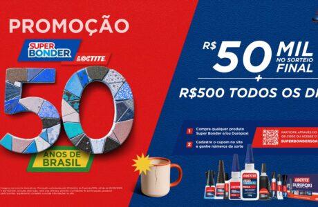 Super Bonder celebra 50 anos no Brasil com promoção para os consumidores