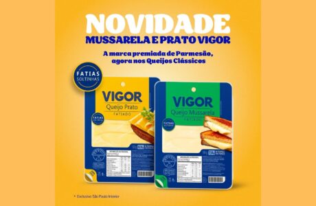 Vigor traz lançamentos na categoria de queijos