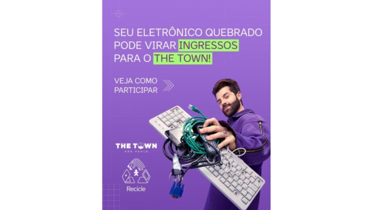 Vivo promove ação em que o lixo eletrônico pode virar ingresso para o The Town