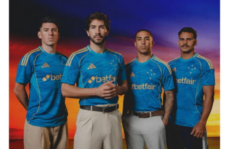 adidas e Cruzeiro lançam terceiro uniforme em homenagem ao Rio São Francisco