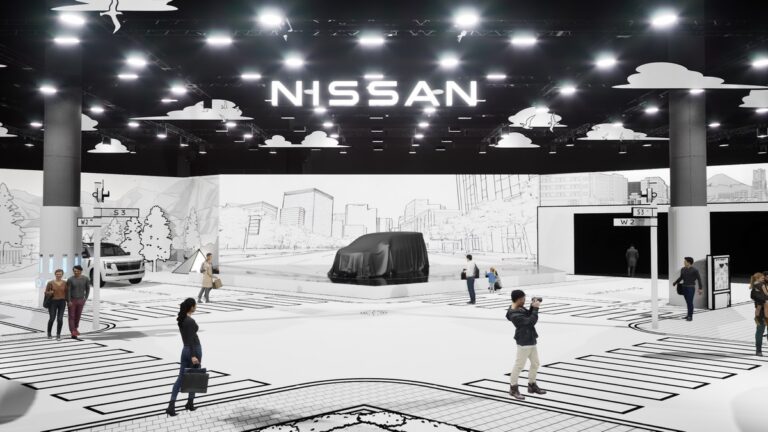 Homenagem da Nissan ao Japão: estande temático de mangá no  J