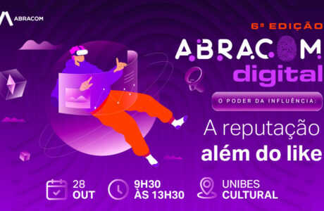 Abertas as inscrições para a sexta edição do Abracom Digital 2025