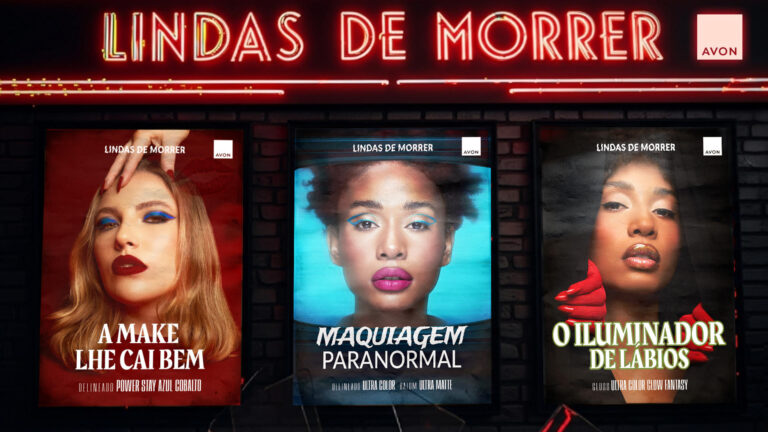 Avon transforma selfies em maquiagens de Halloween
