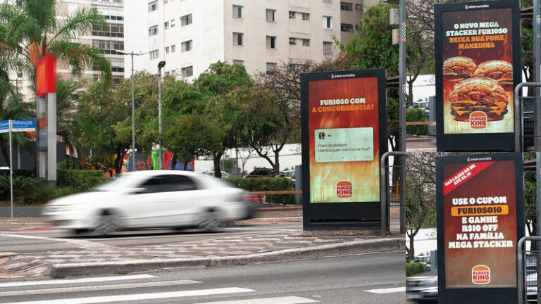 Burger King convida clientes insatisfeitos com a concorrência a provarem o novo Mega Stacker Furioso