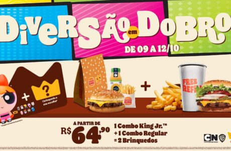 Burger King® celebra o Dia das Crianças com ofertas em dobro e brinquedos Cartoon Network