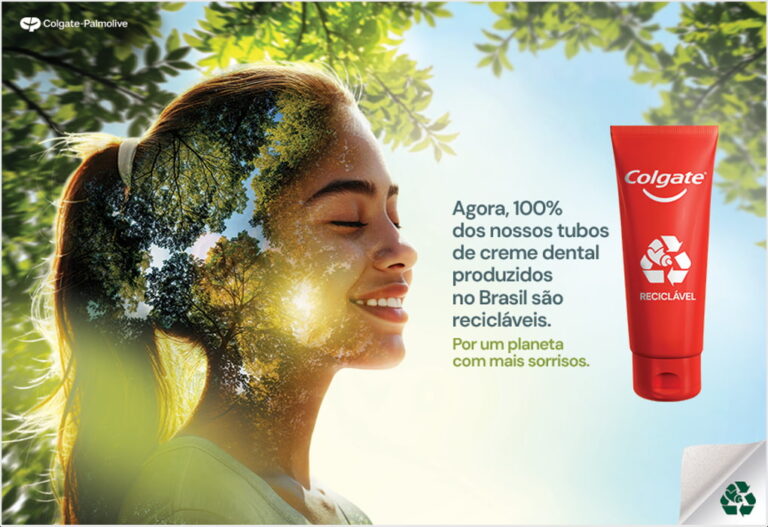 Colgate-Palmolive Brasil anuncia 100% dos tubos de pasta de dente da companhia agora são recicláveis