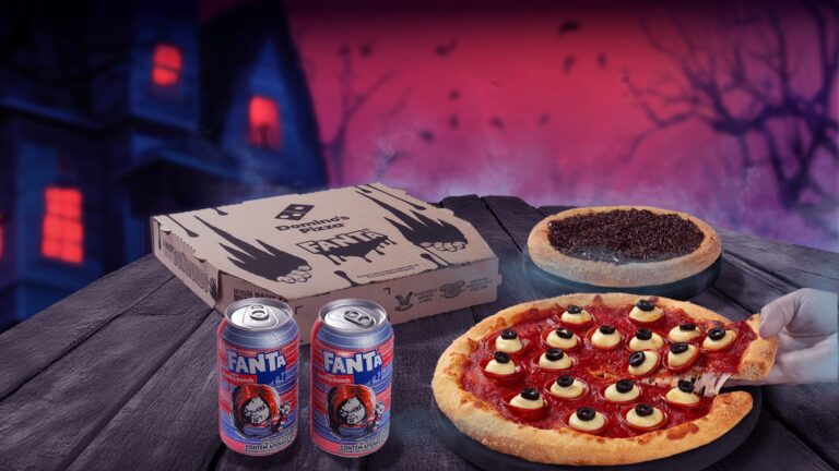 Domino’s e Fanta lançam combo temático e ativações para o Halloween