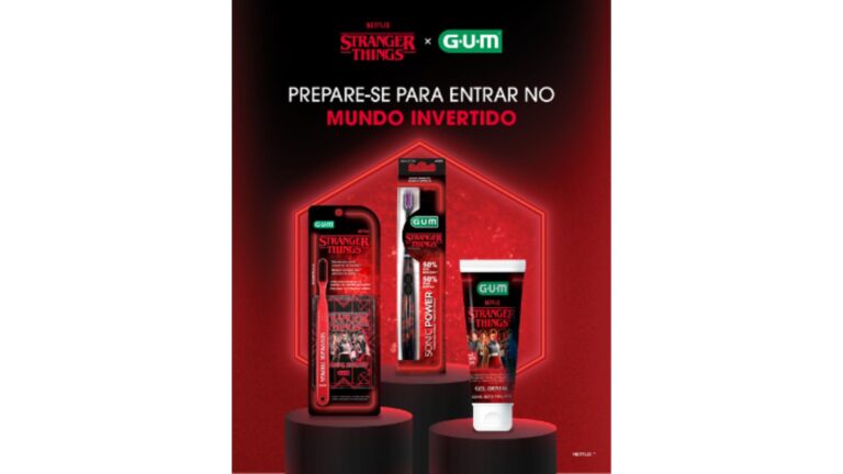 GUM® lança linha exclusiva inspirada na série Stranger Things, da Netflix