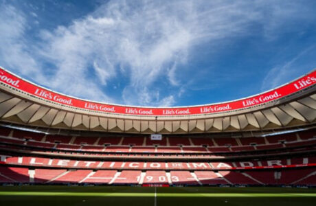 LG entrega enorme anel de LED ao icônico estádio de futebol de Madri