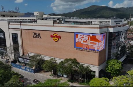 NSC View divulgacao telao