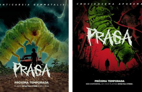 No Halloween, o terror dos agricultores inspira a campanha de Intacta, da Bayer