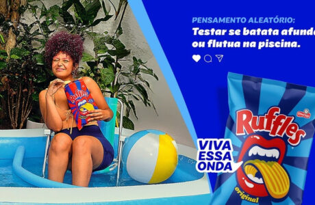 RUFFLES reforça espontaneidade em nova campanha