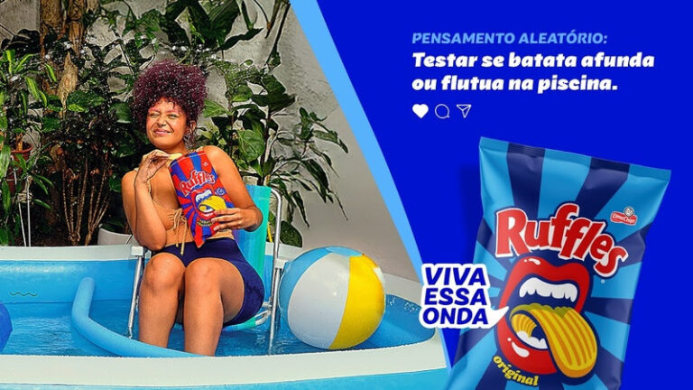 RUFFLES reforça espontaneidade em nova campanha