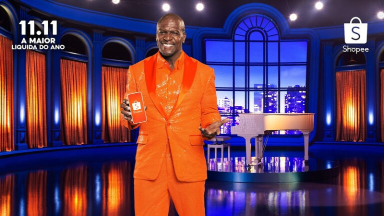 Shopee recria clássica apresentação de Terry Crews para o 11.11, sua maior data dupla do ano