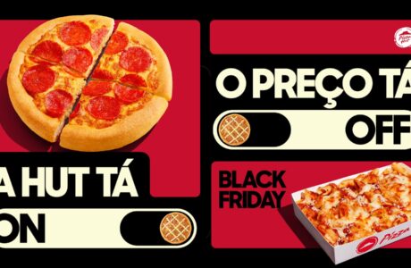 Black Friday Pizza Hut 2025 chega com 2 por 1 e 50% OFF em novembro inteiro