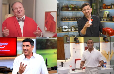 Colgate promove escovação de apresentadores de programas gastronômicos
