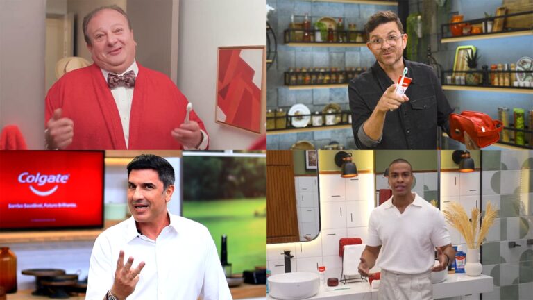 Colgate promove escovação de apresentadores de programas gastronômicos