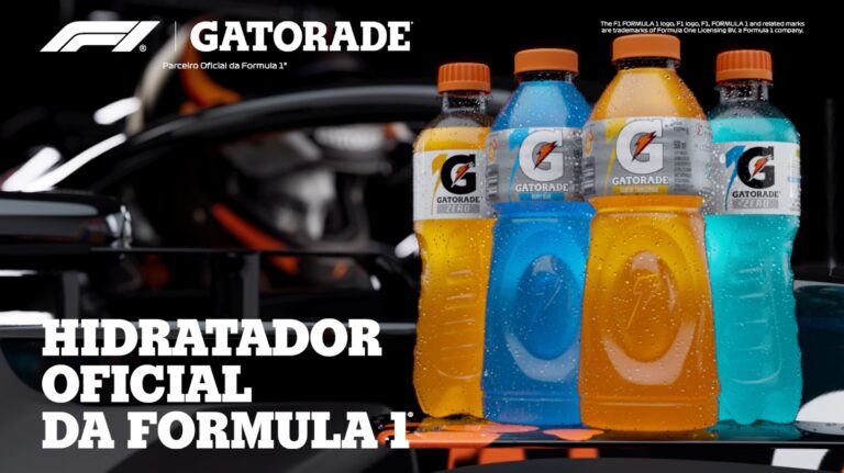 Gatorade® dá largada em parceria com Formula 1