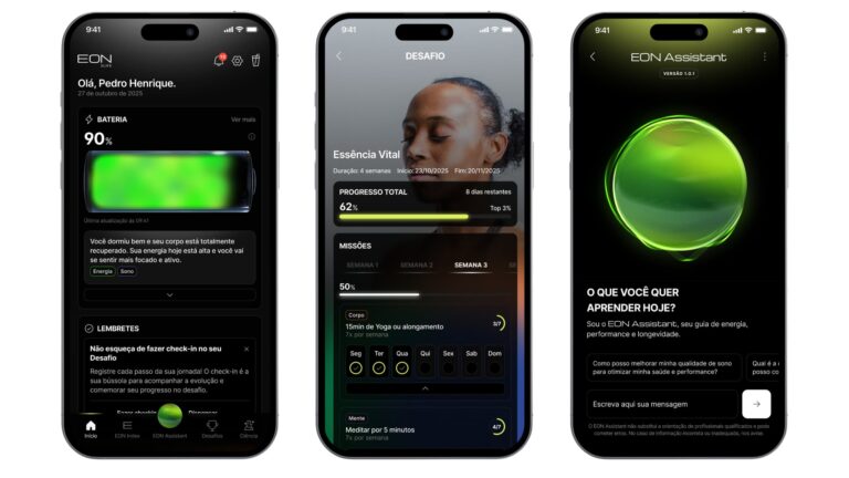 Healthtech brasileira une IA e suplementos científicos para personalizar a longevidade