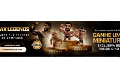 Max Titanium lança promoção com miniaturas colecionáveis de Ramon Dino, Jorlan Vieira e Rafa Brandão