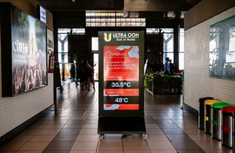 Natura lança termômetro de rua que alerta para temperatura em 2050