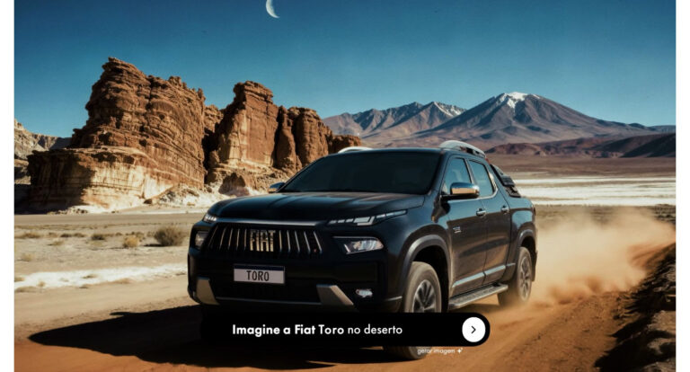 Nova Fiat Toro encara diferentes realidades em campanha com IA